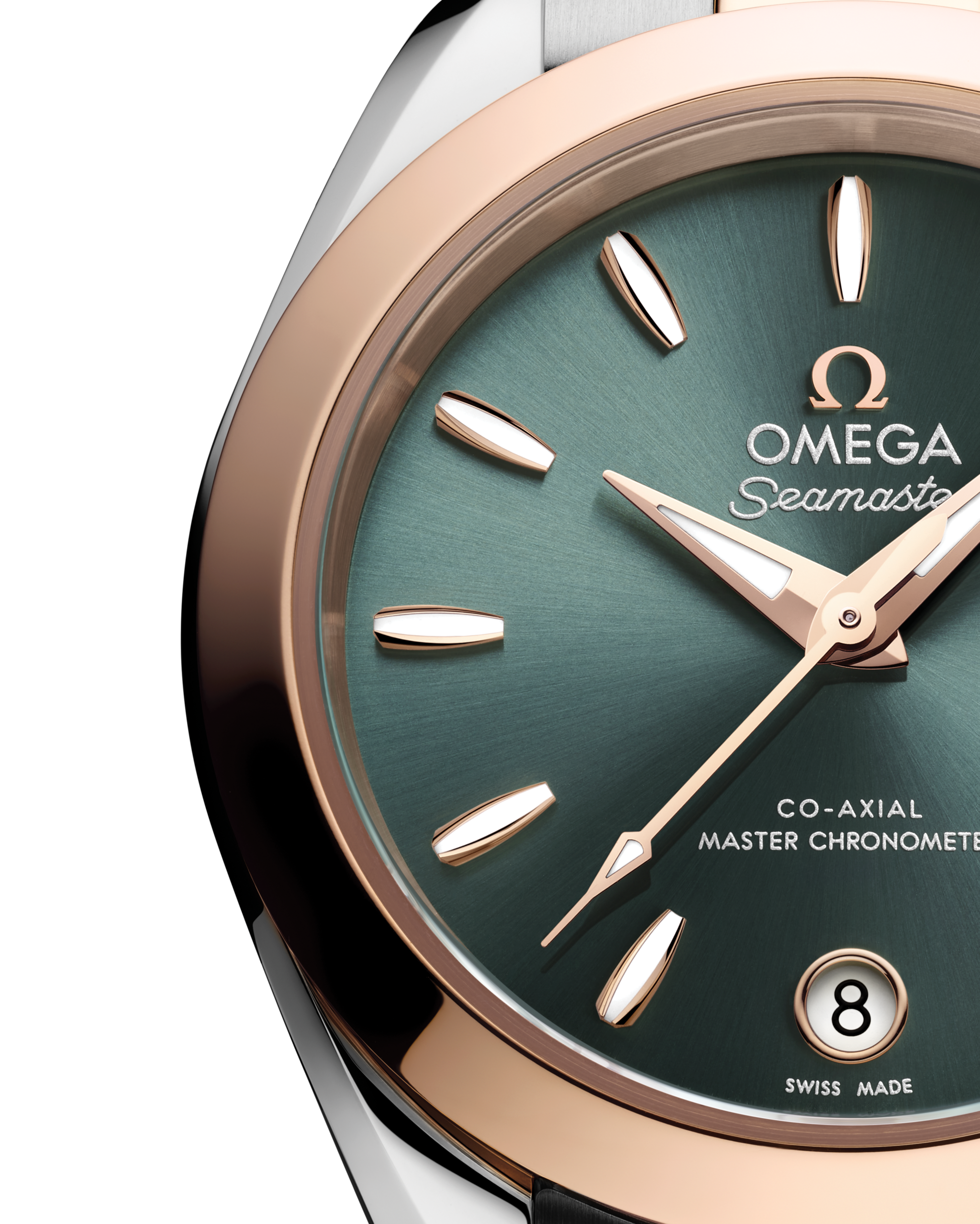 OMEGA シーマスター アクアテラ 150M 30mm パイングリーン文字盤 ステンレススティール＆セドナゴールド 220.20.30.20.10.002