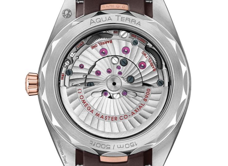 OMEGA シーマスター アクアテラ 150M 41mm グレー文字盤 ステンレススティール/セドナゴールド ラバーストラップ 220.22.41.21.06.001