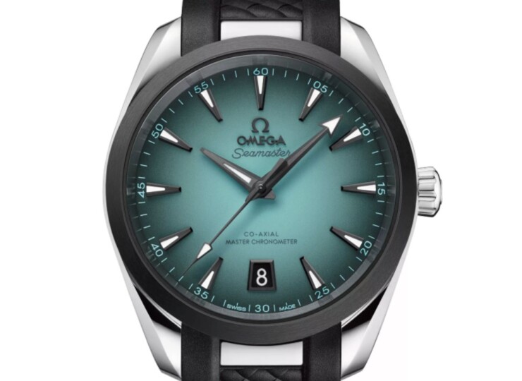 OMEGA シーマスター アクアテラ 150M 38mm ターコイズ文字盤 220.32.38.20.03.001