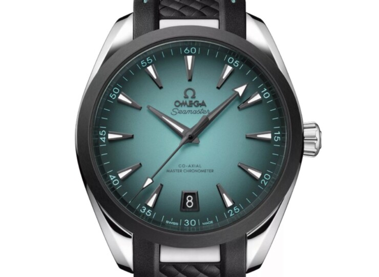 OMEGA シーマスター アクアテラ 150M 41mm ターコイズ文字盤 220.32.41.21.03.001