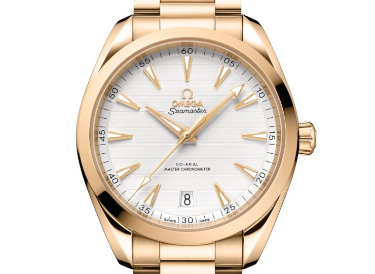 OMEGA シーマスター アクアテラ 150M 41mm シルバー文字盤 ムーンシャインゴールド 220.50.41.21.02.004