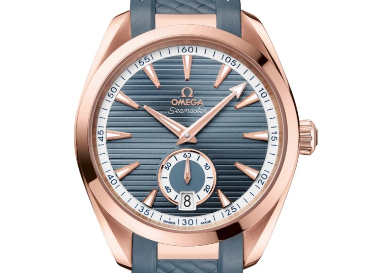 OMEGA シーマスター アクアテラ 150M スモールセコンド 41mm ブルー文字盤 220.52.41.21.03.002