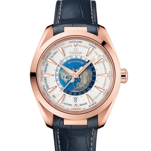 シーマスター アクアテラ 150M GMT ワールドタイマー 43mm シルバー文字盤