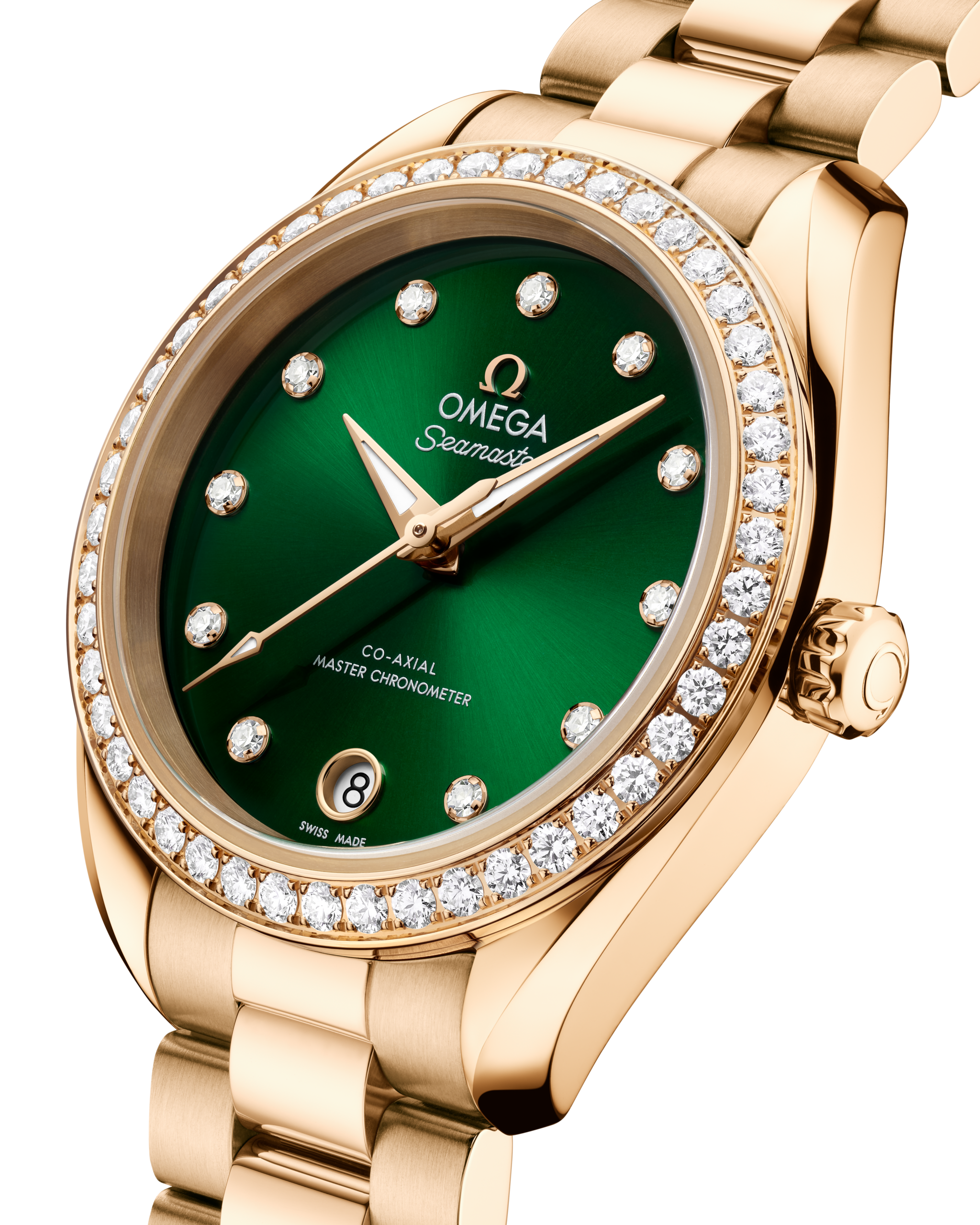 OMEGA シーマスター アクアテラ 150M 30mm グリーン文字盤 220.55.30.20.60.001