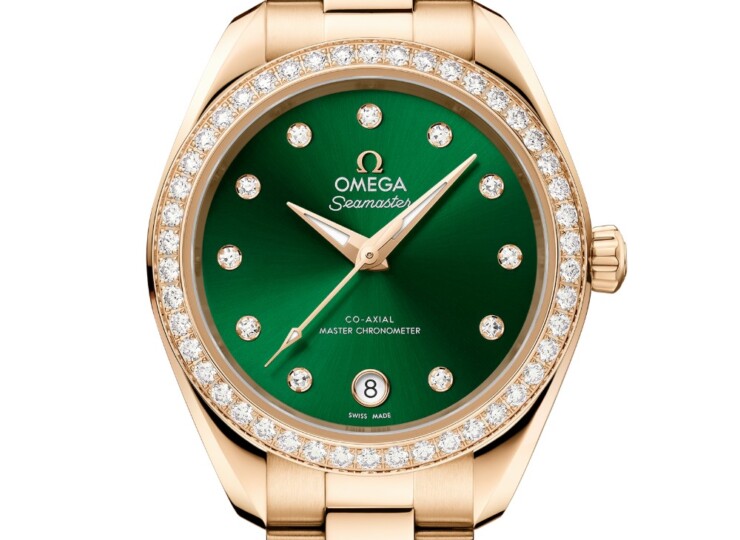 OMEGA シーマスター アクアテラ 150M 30mm グリーン文字盤 220.55.30.20.60.001