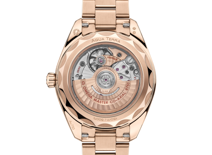 OMEGA シーマスター アクアテラ 150M 30mm バーガンディ文字盤 セドナゴールド 220.55.30.20.61.001