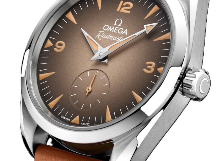 OMEGA シーマスター レイルマスター スモールセコンド 38mm ブラウン文字盤 235.12.38.20.13.001