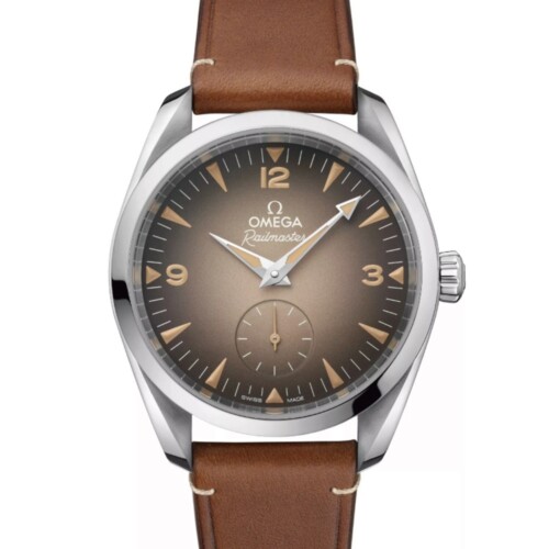 シーマスター レイルマスター スモールセコンド 38mm ブラウン文字盤