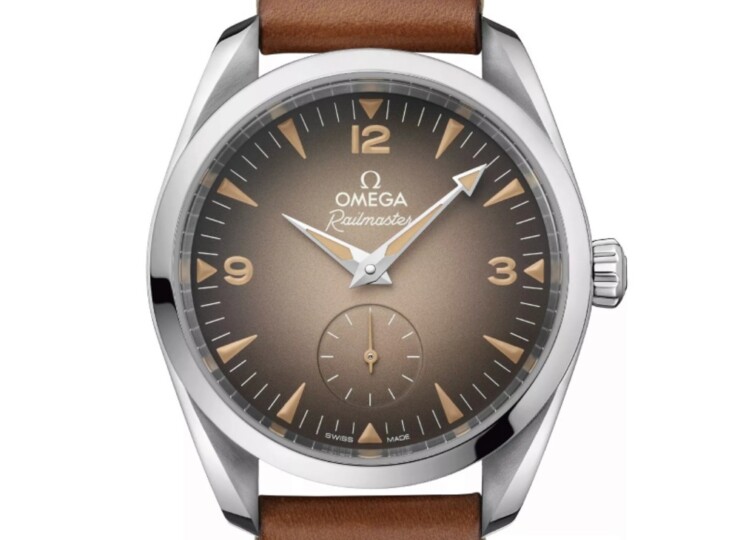 OMEGA シーマスター レイルマスター スモールセコンド 38mm ブラウン文字盤 235.12.38.20.13.001