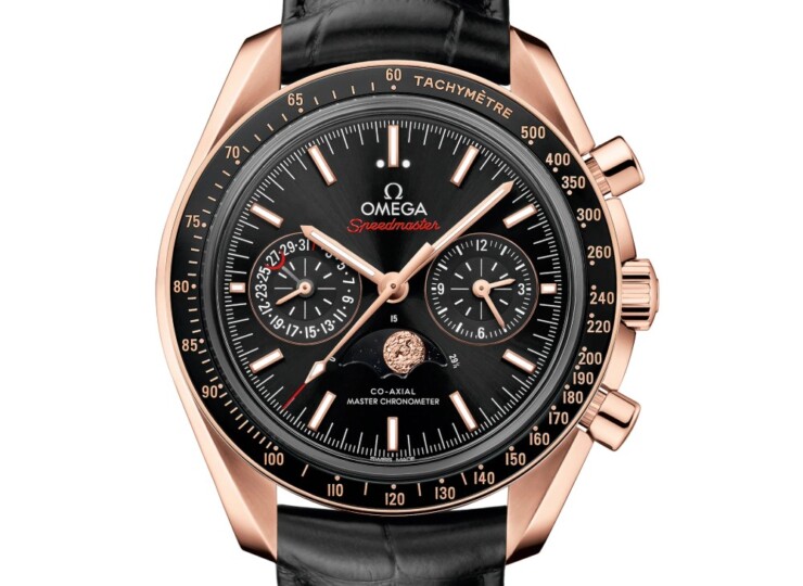 OMEGA スピードマスター ムーンフェイズ 44.25mm ブラック文字盤 304.63.44.52.01.001