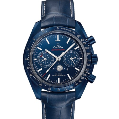 OMEGA スピードマスター ムーンフェイズ 44.25mm ブルー サイド オブ ザ ムーン ブルー文字盤 304.93.44.52.03.001