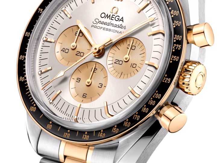 OMEGA スピードマスター ムーンウォッチ プロフェッショナル 42mm シルバー文字盤 ステンレススティール×ムーンシャインゴールド 310.20.42.50.02.001