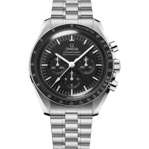 スピードマスター ムーンウォッチ プロフェッショナル 42mm ブラック文字盤（ヘサライト風防）