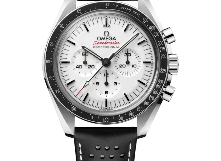 OMEGA スピードマスター ムーンウォッチ プロフェッショナル 42mm ホワイト文字盤 レザーストラップ 310.32.42.50.04.002