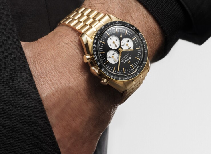 OMEGA スピードマスター ムーンウォッチ プロフェッショナル 42mm ブラック文字盤 ムーンシャインゴールド 310.60.42.50.01.002
