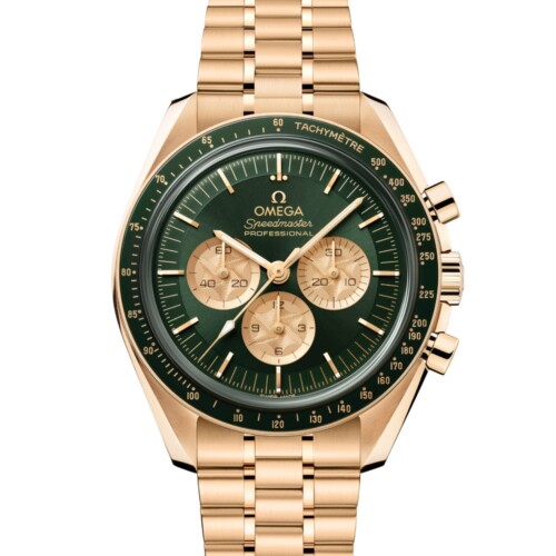 スピードマスター ムーンウォッチ プロフェッショナル 42mm グリーン文字盤 ムーンシャインゴールド