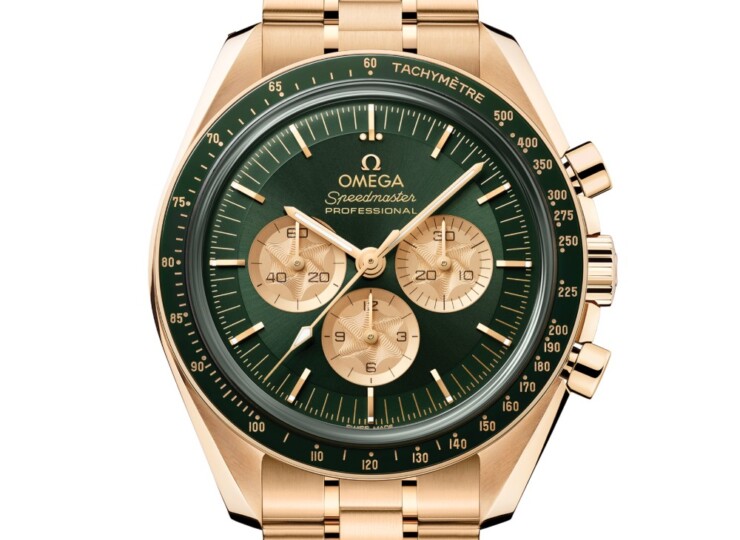 OMEGA スピードマスター ムーンウォッチ プロフェッショナル 42mm グリーン文字盤 ムーンシャインゴールド 310.60.42.50.10.002