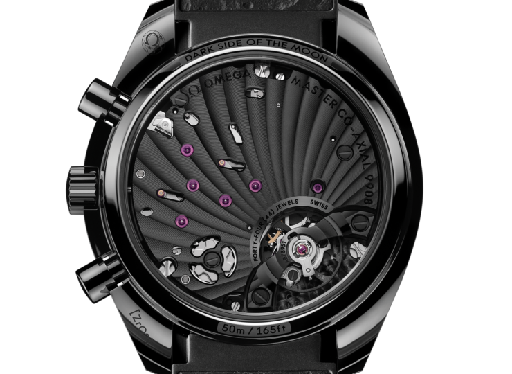 OMEGA スピードマスター ダークサイドオブザムーン 44.25mm ブラック文字盤 ブラックセラミック ラバーストラップ（キャリバー 9908） 310.92.44.51.01.001