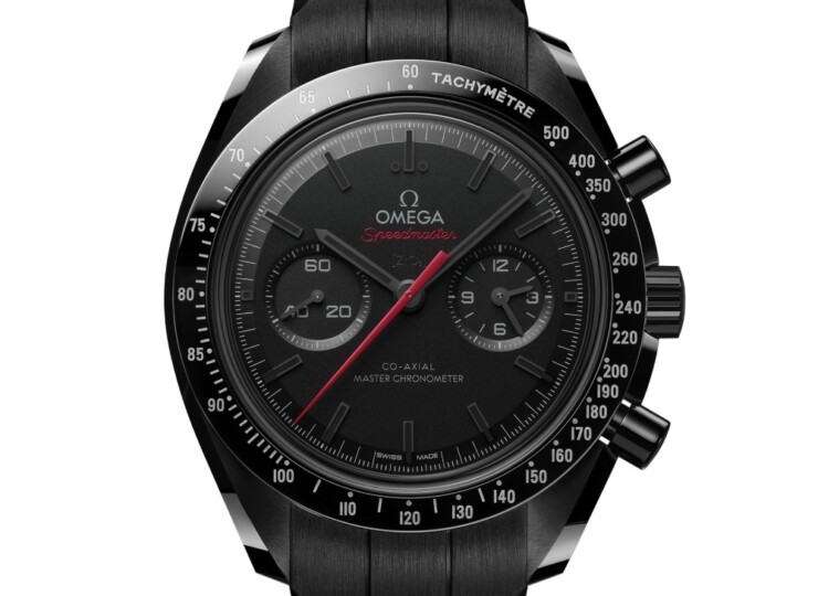 OMEGA スピードマスター ダークサイドオブザムーン 44.25mm ブラック文字盤 ブラックセラミック ラバーストラップ（キャリバー 9908） 310.92.44.51.01.001