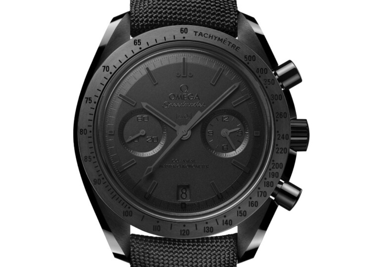 OMEGA スピードマスター ダークサイドオブザムーン 44.25mm ブラック文字盤 ブラックセラミック ナイロンストラップ（ブラックブラック） 310.92.44.51.01.003