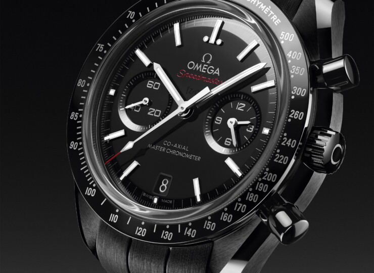 OMEGA スピードマスター ダークサイドオブザムーン 44.25mm ブラック文字盤 ブラックセラミック ラバーストラップ 310.92.44.51.01.004