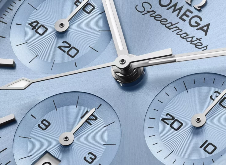 OMEGA スピードマスター 38mm アイスブルー文字盤 324.15.38.50.03.001