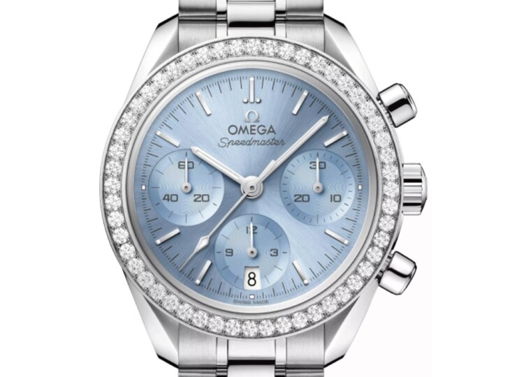 OMEGA スピードマスター 38mm アイスブルー文字盤 324.15.38.50.03.001