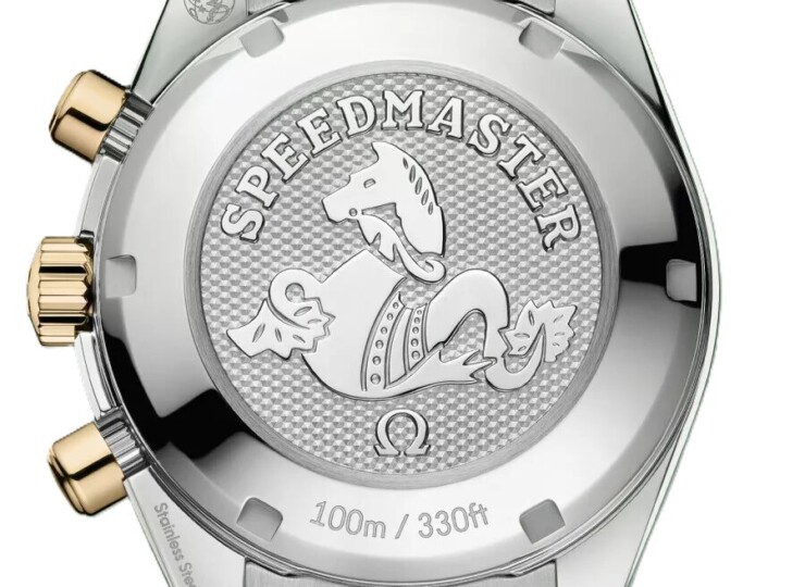 OMEGA スピードマスター 38mm シルバー文字盤 ステンレススティール&ムーンシャインゴールド 324.20.38.50.02.001