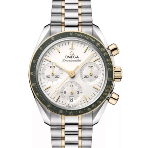 スピードマスター 38mm シルバー文字盤 ステンレススティール＆ムーンシャインゴールド