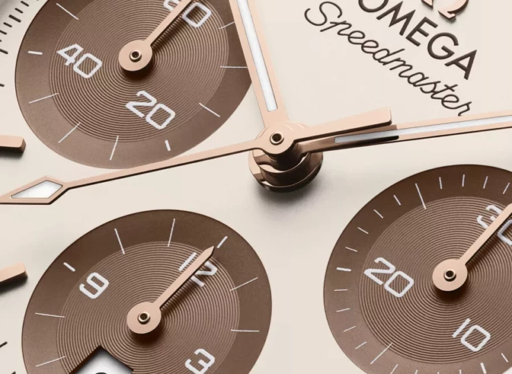 OMEGA スピードマスター 38mm ホワイト文字盤 ステンレススティール＆セドナゴールド 324.20.38.50.02.002