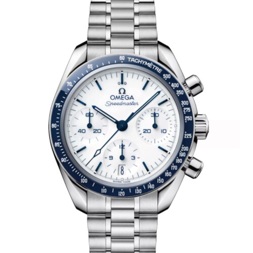 スピードマスター 38mm ホワイト文字盤 ステンレススティール ブレスレット