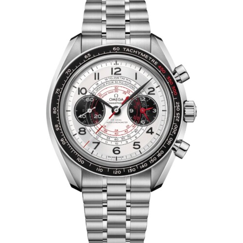 スピードマスター クロノスコープ 43mm シルバー文字盤 ステンレススティール ブレスレット