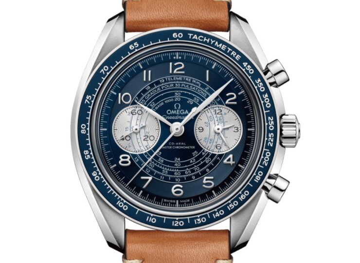 OMEGA スピードマスター クロノスコープ 43mm ブルー文字盤 329.32.43.51.03.001