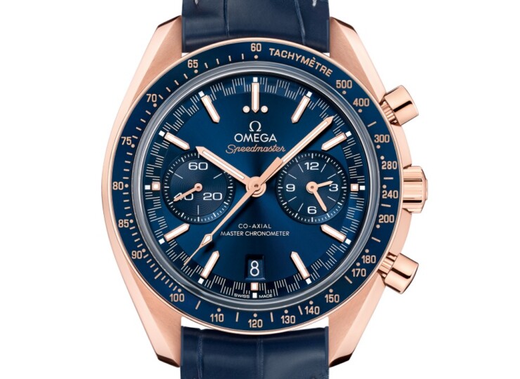 OMEGA スピードマスター レーシング 44.25mm ブルー文字盤 329.53.44.51.03.001