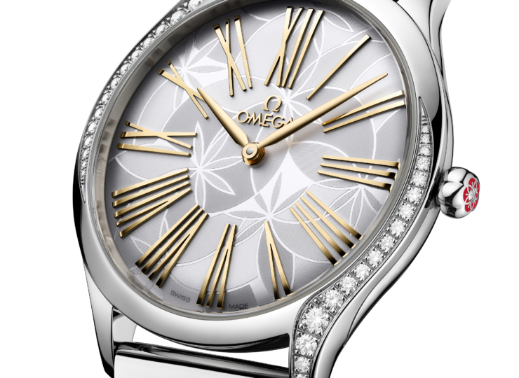 OMEGA デ・ヴィル トレゾア 36mm シルバー文字盤 ステンレススティール ダイヤモンド メッシュブレスレット 428.15.36.60.02.001