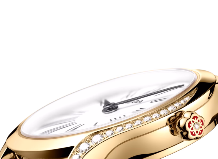OMEGA デ・ヴィル ミニ トレゾア 26mm ホワイト文字盤 ムーンシャインゴールド ブレスレット 428.55.26.60.04.001