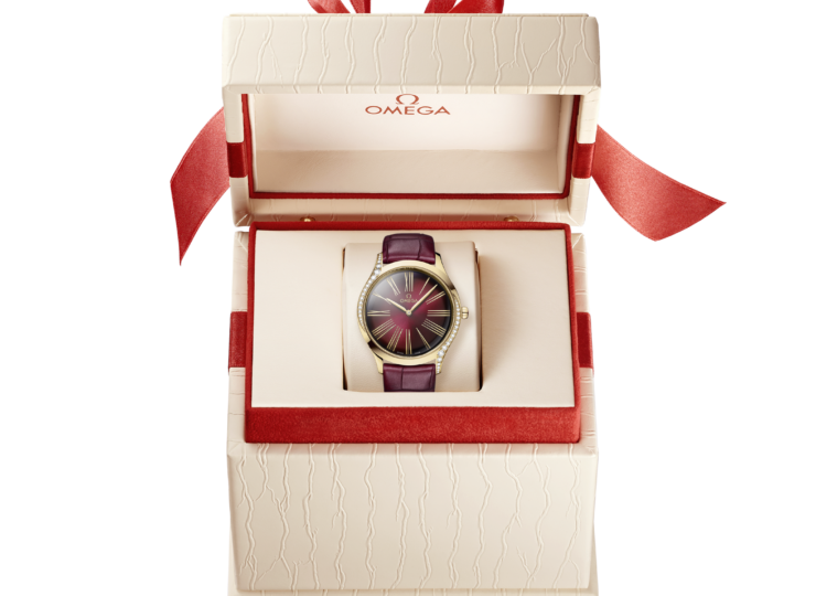 OMEGA デ・ヴィル トレゾア 36mm レッド文字盤 428.58.36.60.11.001