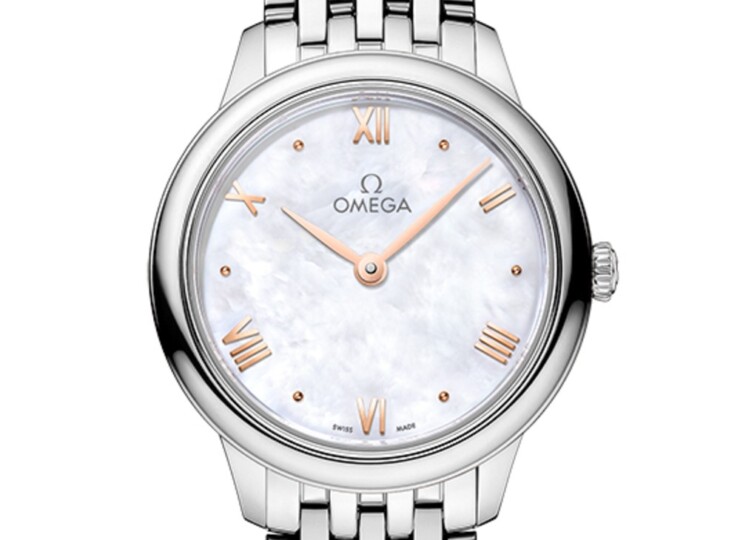 OMEGA デ・ヴィル プレステージ 27.5mm ホワイト文字盤 ステンレススティール 434.10.28.60.05.001