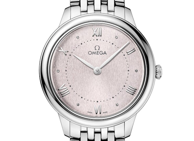 OMEGA デ・ヴィル プレステージ 30mm シルバーローズ文字盤 434.10.30.60.02.001