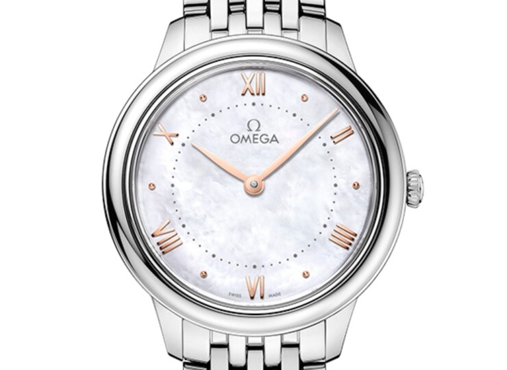 OMEGA デ・ヴィル プレステージ 30mm ホワイト文字盤 434.10.30.60.05.001