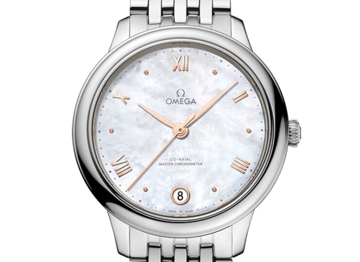OMEGA デ・ヴィル プレステージ 34mm ホワイト文字盤 ステンレススティール 434.10.34.20.05.001
