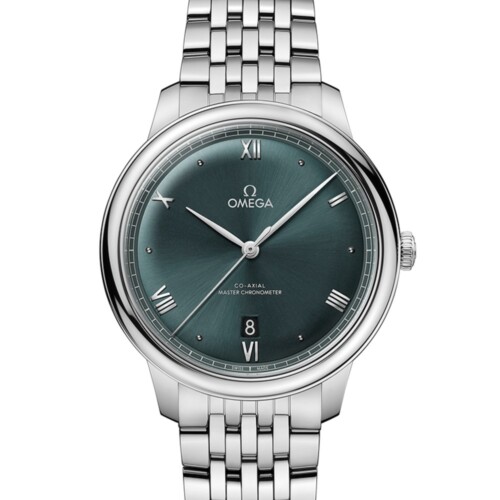 OMEGA デ・ヴィル プレステージ 40mm グリーン文字盤 434.10.40.20.10.001