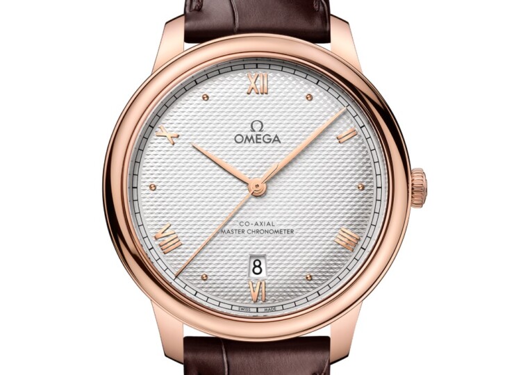 OMEGA デ・ヴィル プレステージ 40mm シルバー文字盤 セドナゴールド 434.53.40.20.02.001