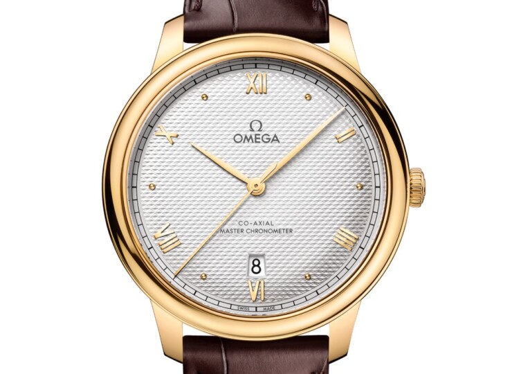 OMEGA デ・ヴィル プレステージ 40mm シルバー文字盤 イエローゴールド 434.53.40.20.02.002
