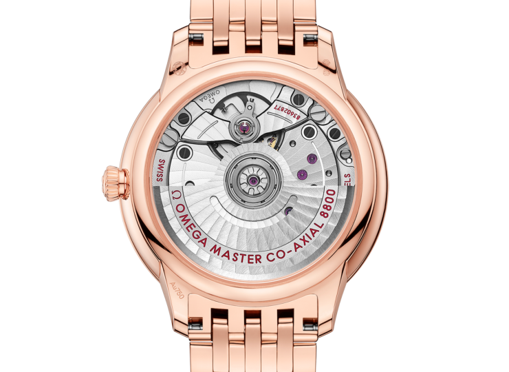 OMEGA デ・ヴィル プレステージ 34mm レッド文字盤 434.55.34.20.61.001
