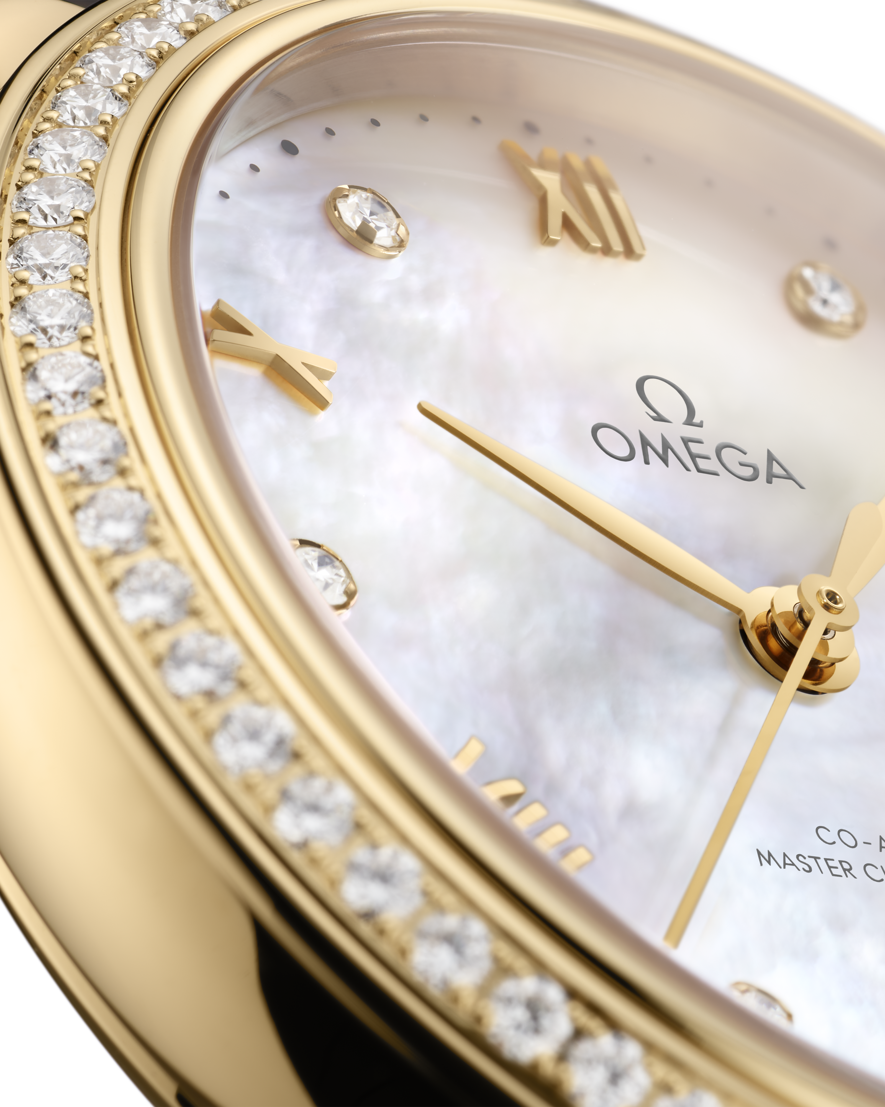 OMEGA デ・ヴィル プレステージ 34mm ホワイト文字盤 イエローゴールド 434.58.34.20.55.002
