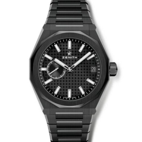 デファイ スカイライン 41mm ブラック文字盤 ブラックセラミック