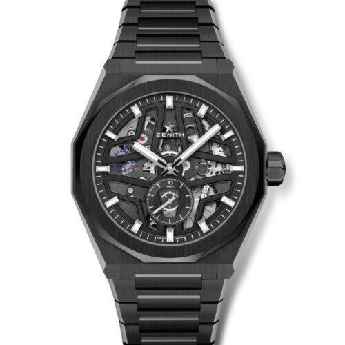 デファイ スカイライン スケルトン 41mm スケルトン文字盤 ブラックセラミック