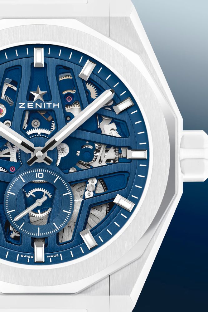 ZENITH デファイ スカイライン スケルトン ホワイトセラミック 41mm スケルトン文字盤 49.9301.3620/79.I001