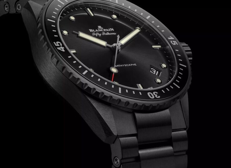 BLANCPAIN フィフティ ファゾムス バチスカーフ 43.6mm ブラック文字盤 セラミック ブレスレット 5000-0130-01S